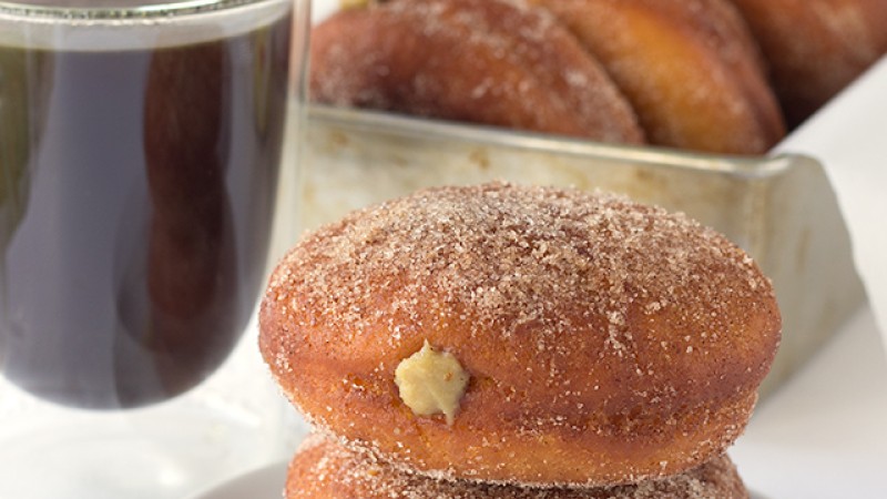 Понички с кафен пълнеж