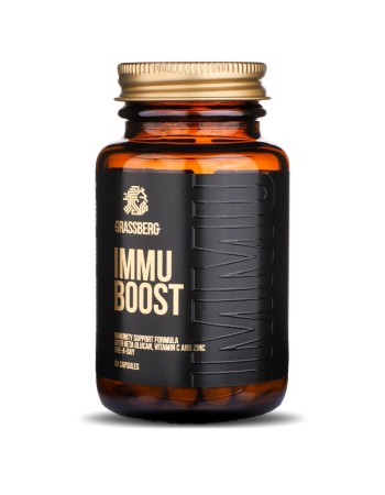 Immu Boost - Beta Glucans 60 капсули | Grassberg