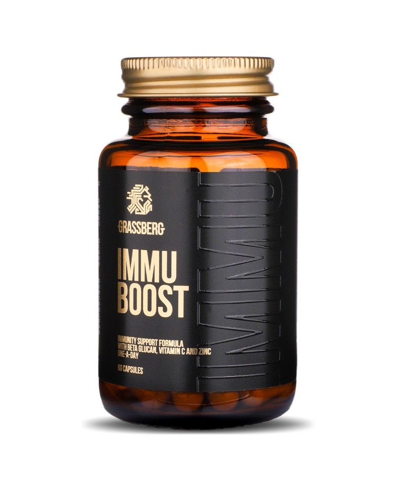 Immu Boost - Beta Glucans 60 капсули | Grassberg