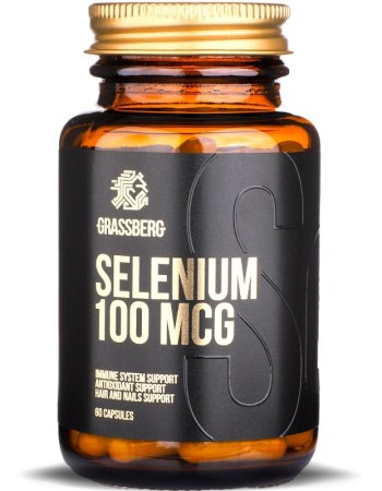 Selenium 100 мкг 60 капсули | Grassberg