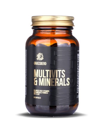 Multivits & Minerals 60 гел-капсули | Grassberg