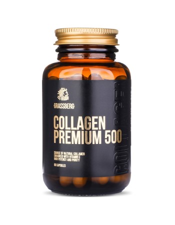 Collagen Premium 500 60 капсули | Grassberg