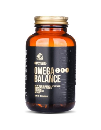 Omega 3-6-9 Balance 1000 мг 90 гел-капсули | Grassberg