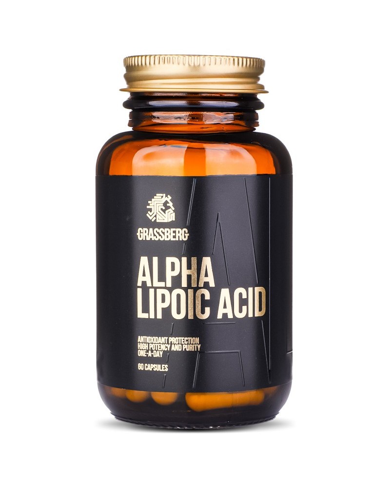 Alpha Lipoic Acid 60 капсули | Grassberg Alpha Lipoic Acid 60 капсули | Grassberg