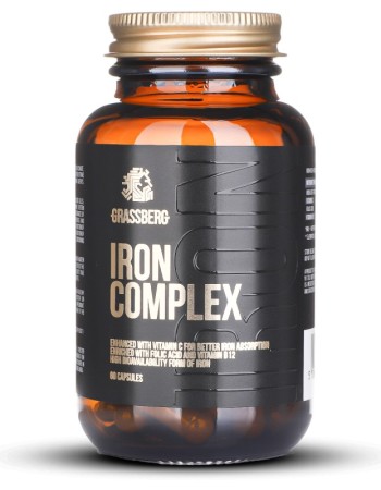 Iron Complex 60 капсули | Grassberg