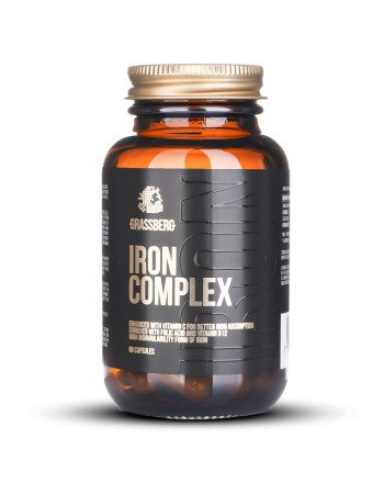 Iron Complex 60 капсули | Grassberg