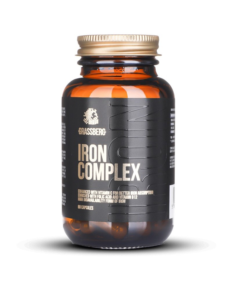 Iron Complex 60 капсули | Grassberg
