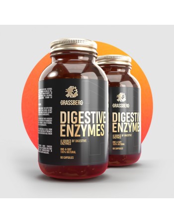 Digestive Enzymes 60 капсули | Grassberg
