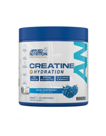 Creatine + Hydration Flavored - Креатин и Електролитна Формула - Ягода и малина - Бял | 360g