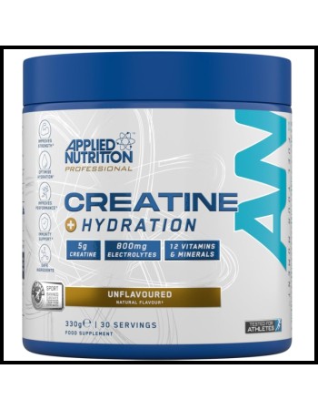 Creatine + Hydration Unflavored - Креатин и Електролитна Формула - Неовкусен - Бял | 330g