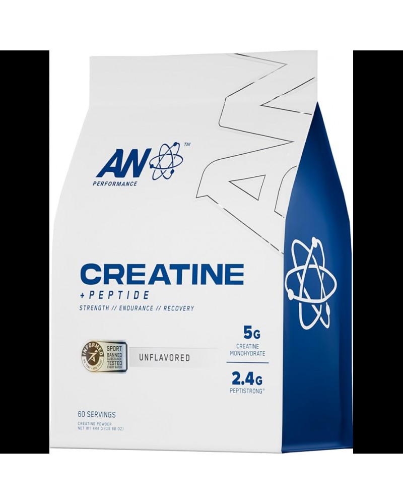 Creatine Monohydrate + Peptide - Креатин - Неовкусен | 444g