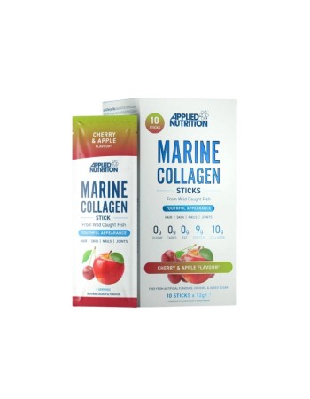 Marine Collagen Stick - Рибен Колаген - Череша и ябълка | 10 x 12g
